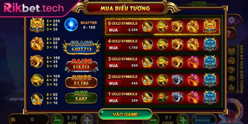 Nổ Hũ Tứ Linh Rikbet – Trò Chơi Độc Đáo Nhận Thưởng Khủng 1 Giới thiệu game nổ hũ tứ linh Rikbet