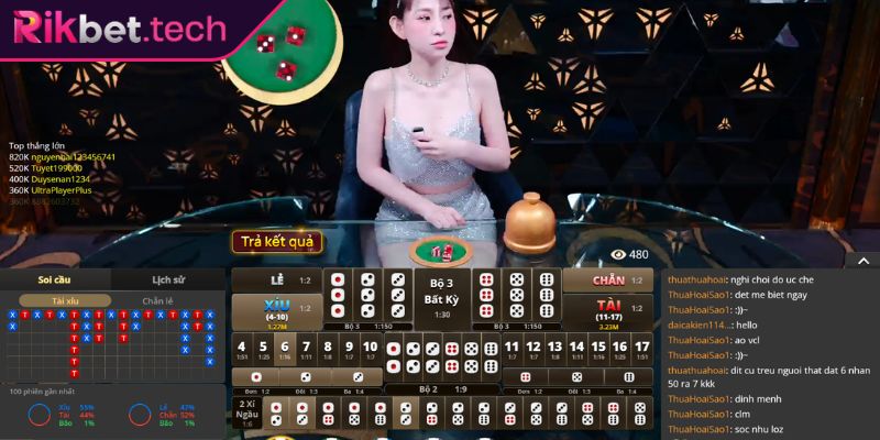 Xicbo Tài Phú RIKBET Tựa Game Tài Xỉu Hiện Đại Đầy Lôi Cuốn 2 Đa dạng các cửa cược